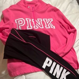 Pink jogging suit
